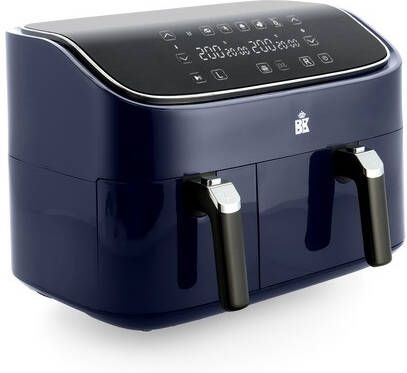 BK Supreme XXXL Airfryer 9L PFAS vrij dubbele mand 3L + 6L