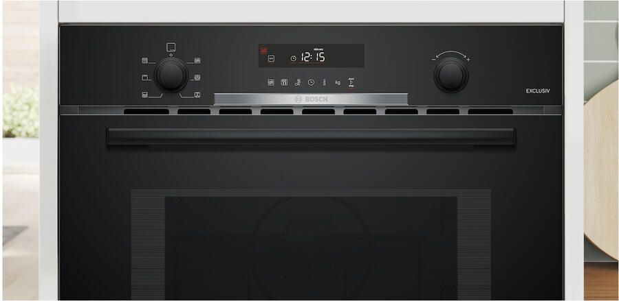Bosch CMA385GB1 EXCLUSIV Inbouw combimagnetrons Zwart