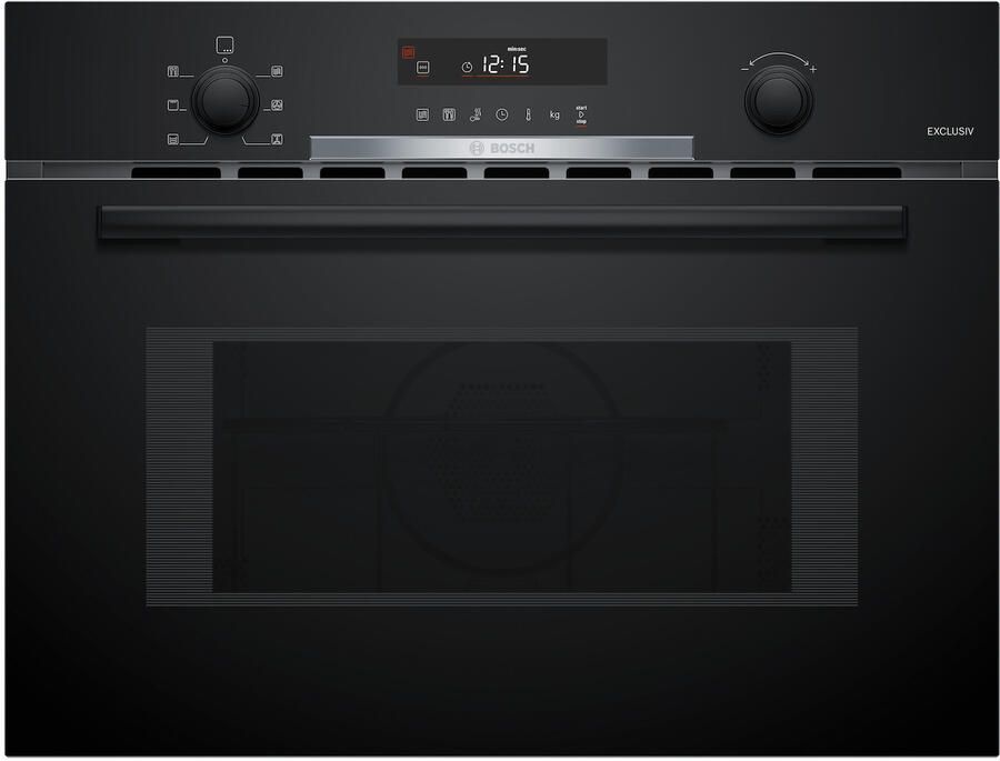 Bosch CMA385GB1 EXCLUSIV Inbouw combimagnetrons Zwart