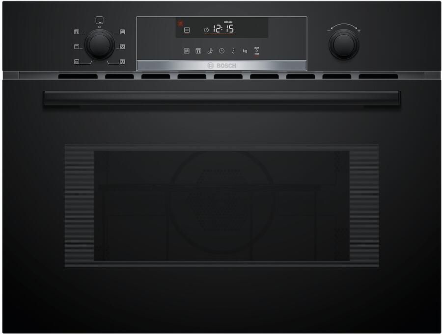 Bosch CMA585GB1 Serie 6 Inbouwmagnetron met heteluchtfunctie 60x45 cm 44 l Zwart Eenvoudig te reinigen met hydrolyse - Foto 2