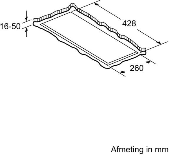 Bosch DIZ1JC5C6 Afzuigkap geïntegreerd Grijs