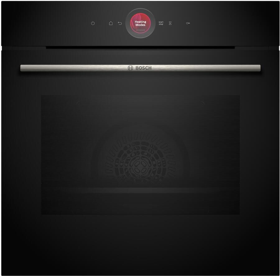 Bosch Serie 8 HBG7721B1 Inbouw oven 71L Eenvoudig te reinigen met pyrolytische zelfreiniging Air Fry-functie: voor perfect en gezonde gefrituurde gerechten Energielabel A+ Zwart - Foto 2