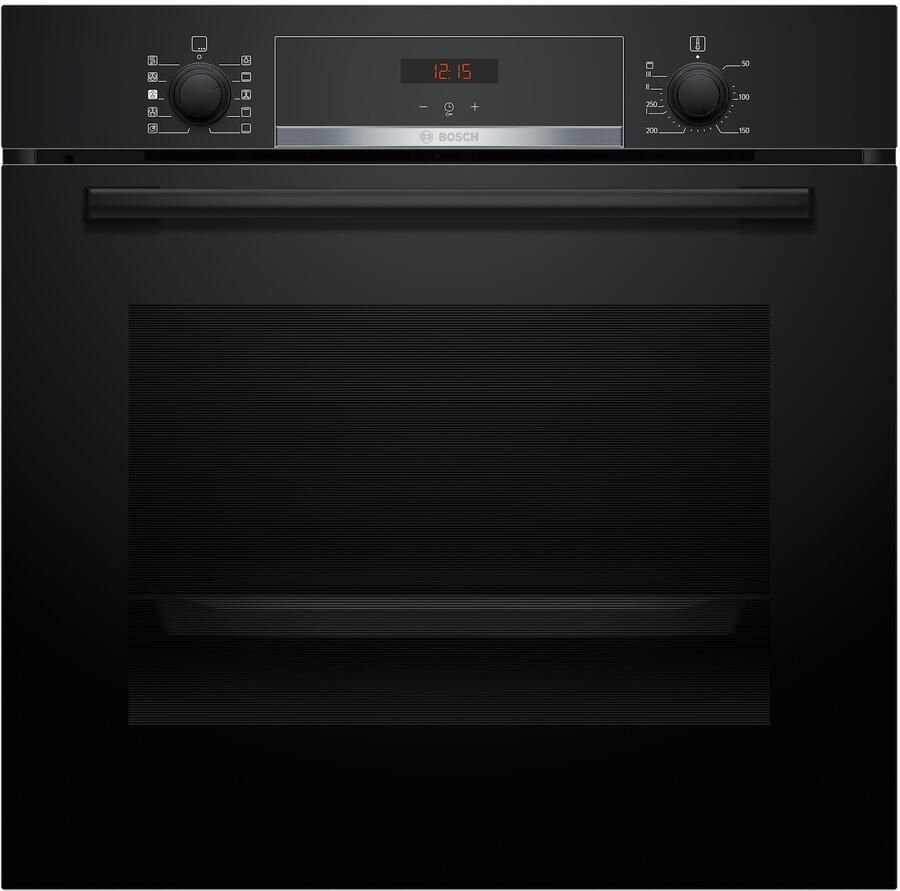 Bosch HQA534BB3 Serie 4 Inbouwoven Stoomoven Eenvoudig te reinigen Hydrolyse Zwart