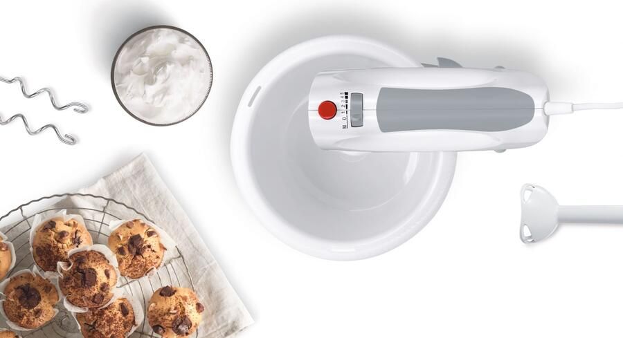 Bosch MFQ3561W Handmixer met Mengkom Wit - Foto 2