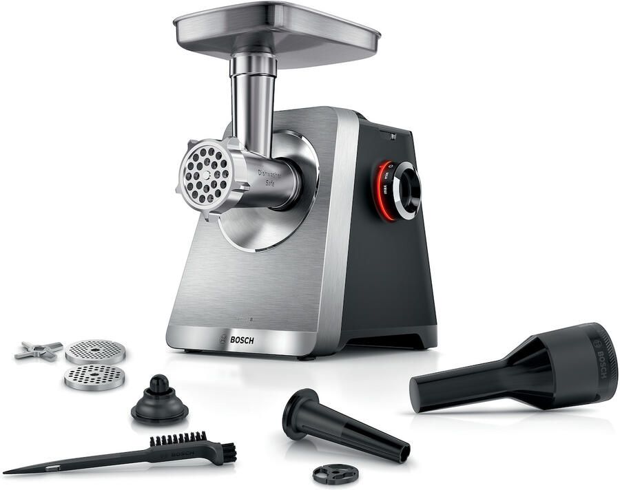 Bosch Serie 8 MFWS820M Vleesmolen MultiPower 2500 W Roestvrij staal