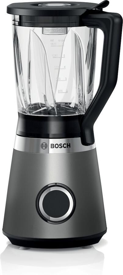 BOSCH Blender MMB6172S VitaPower Serie 4 30.000 tpm thermosafe glazen pot (1 5 l) inclusief stop - Foto 3