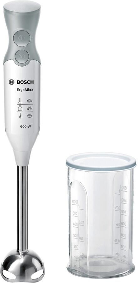 Bosch MSM66110 ErgoMixx Staafmixer 600W Wit Grijs - Foto 2