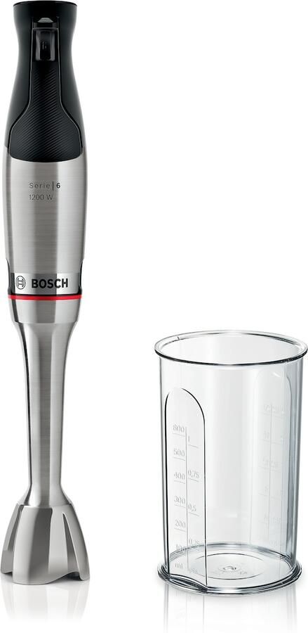Bosch Serie 6 MSM6M810 ErgoMaster Staafmixer 1200W RVS Inclusief maatbeker