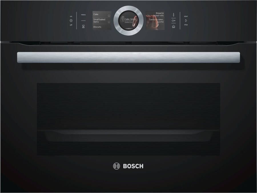 Bosch Serie 8 CSG656RB7 oven Elektrische oven 47 l Zwart A+ - Foto 1