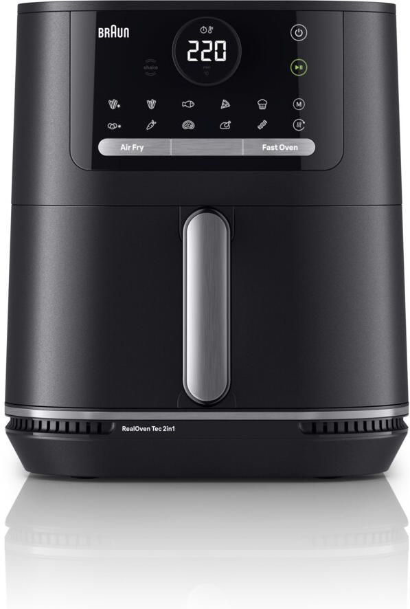 Braun MultiFry 5 Airfryer 2in1 HF5050 6L tot 6 personen Vaatwasbestendige Lade RealOven Tec - Foto 3