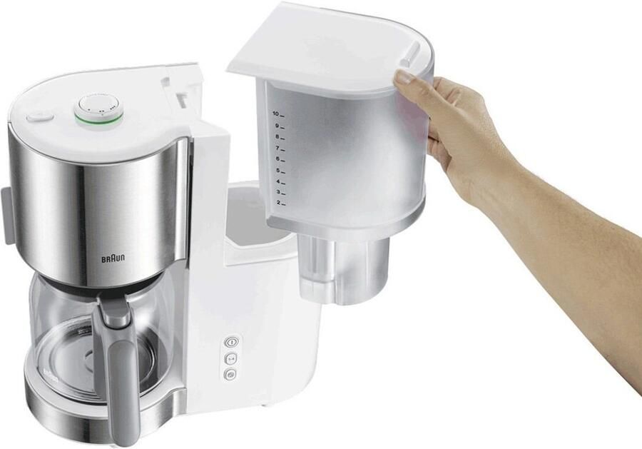 Braun KF5120 WH Koffiefilter apparaat Wit - Foto 2