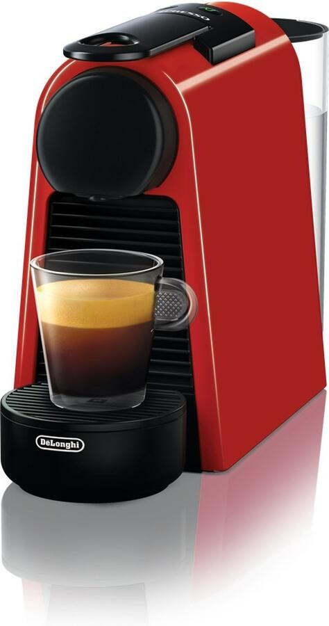 DeLonghi Essenza Mini EN 85.R Vrijstaand Volledig automatisch Koffiepadmachine 0.6l Zwart Rood koffiezetapparaat - Foto 2