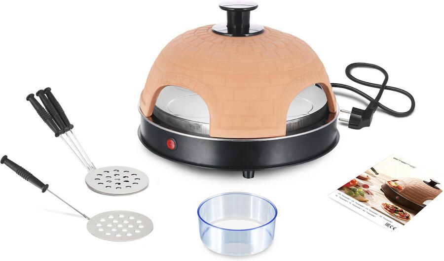 Emerio PO-115985 Pizzarette Pizzamaker Zwart