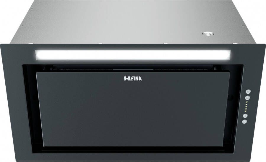 ETNA AI752ZT Inbouw afzuigkap 52 cm Mat zwart 650 m³ h Energielabel B Verlichting met LED strip - Foto 2
