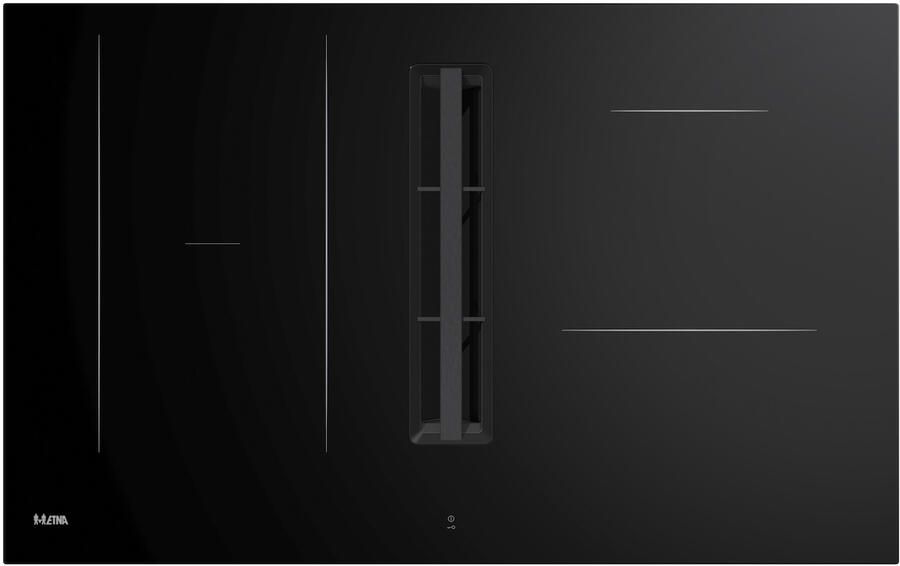 ETNA AKI883ZT Kookplaat met geïntegreerde afzuiging Zwart 83 cm Inductie 4 zones Automatische afzuiging Light & Slide bediening - Foto 1