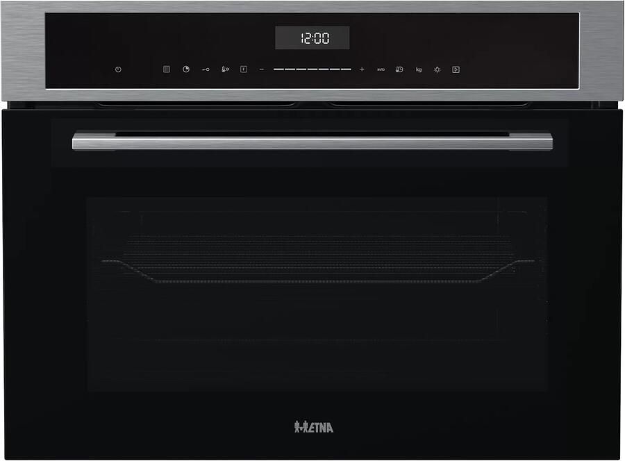 ETNA CM250RVS Oven met magnetronfunctie Nis 45 cm RVS Combi Magnetron