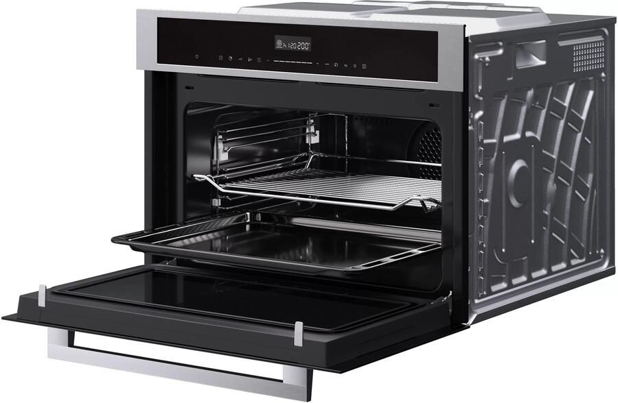 ETNA CM250RVS Oven met magnetronfunctie Nis 45 cm RVS Combi Magnetron