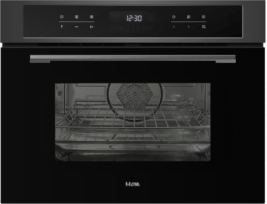 ETNA CM644Ti Inbouw combimagnetron 44L Black Titanium Turbo hetelucht 900W Magnetron Touch Control Grill Glazen bakplaat - Foto 2