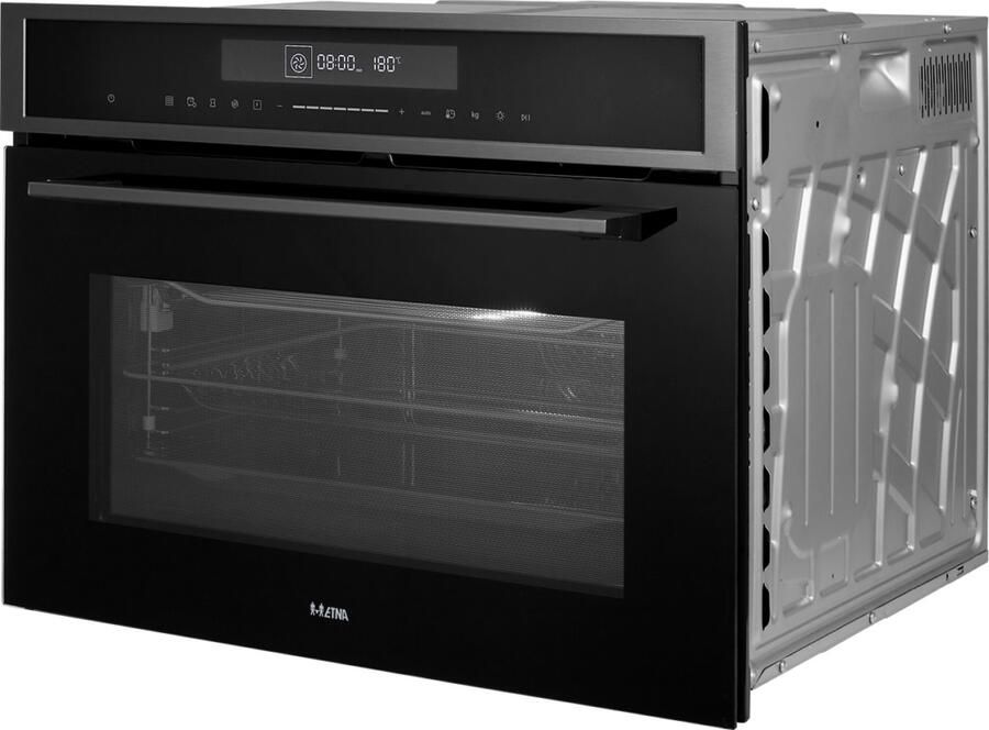 ETNA CM650Ti Inbouw Combi-Oven 50L Black Titanium Full Touch Control Turbo Hetelucht 13 Programma's LED Display 50 250°C - Foto 2