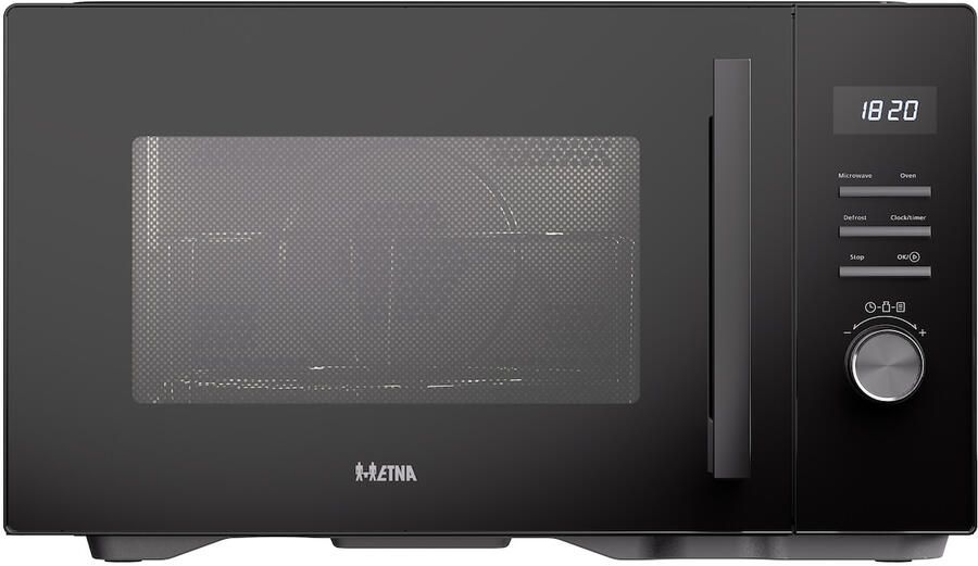 ETNA CMV829 Combi Magnetron – Vrijstaand – 29 liter – 1000 watt – Grill – Turbo hetelucht – 10 automatische programma s – Zwart