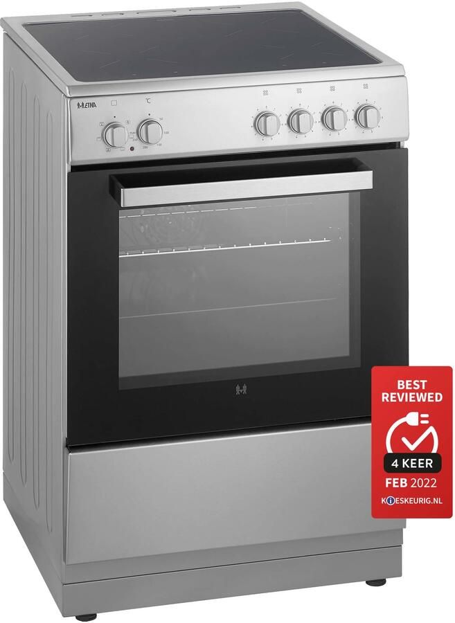 ETNA FIV560RVS Inductie fornuis Grijs