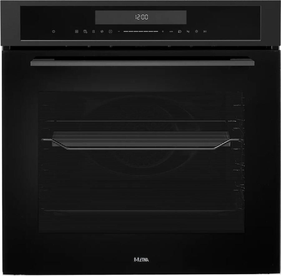 ETNA MO670MZ Oven met magnetronfunctie Matzwart 60cm Turbo-hetelucht 30-250°C 71 Liter Grill