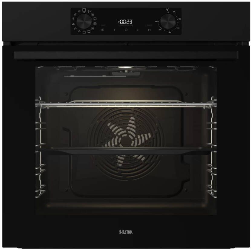 ETNA OM316MZ Inbouwoven Pizza oven (tot 300°C) Turbo Hetelucht AirFryer Multifunctioneel Matzwart - Foto 4