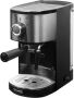 Bestron Espressomachine voor 2 kopjes Pistonmachine met draaibare stoompijp 15 Bar pompdruk 1450W zilver - Thumbnail 2