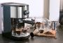 Bestron Espressomachine voor 2 kopjes Pistonmachine met draaibare stoompijp 15 Bar pompdruk 1450W zilver - Thumbnail 3