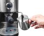Bestron Espressomachine voor 2 kopjes Pistonmachine met draaibare stoompijp 15 Bar pompdruk 1450W zilver - Thumbnail 4