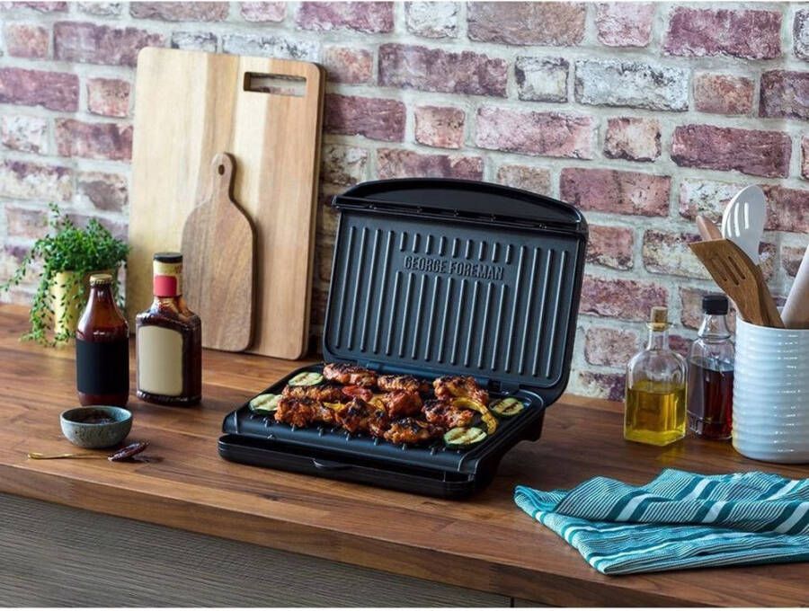 George Foreman 25810-56 Contact grill Zwart
