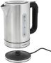 Inventum HW817D Waterkoker Inhoud 1 7 liter Roestvrijstaal Warmhoudfunctie Led-verlichting 2200 watt RVS Zwart - Thumbnail 2
