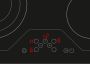 Inventum IKC6031 Inbouw keramische kookplaat 60 cm 4 kookzones 1 triple zone Boostfunctie Timer 2-fase Randloos Zwart - Thumbnail 2