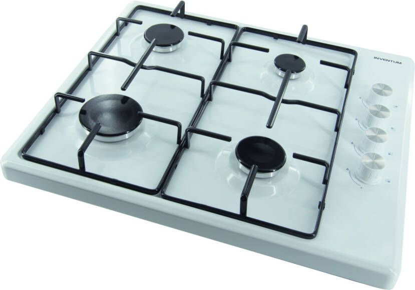 Inventum VKG6008WIT Gas kookplaat Wit