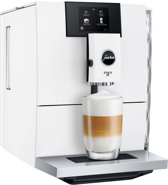Jura Espresso ENA8 Touch Full Nordic Wit | Espressomachines | Keuken&Koken Koffie&Ontbijt | 7610917154913