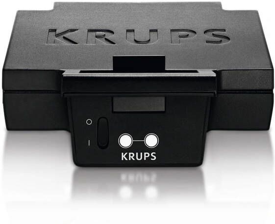 Krups Sandwichmaker FDK452 brede bladen temperatuurcontrolelampje praktische handgreep compact - Foto 6