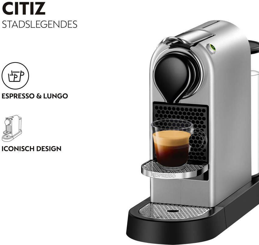Nespresso Krups koffieapparaat CitiZ XN741B (Zilver) - Foto 2