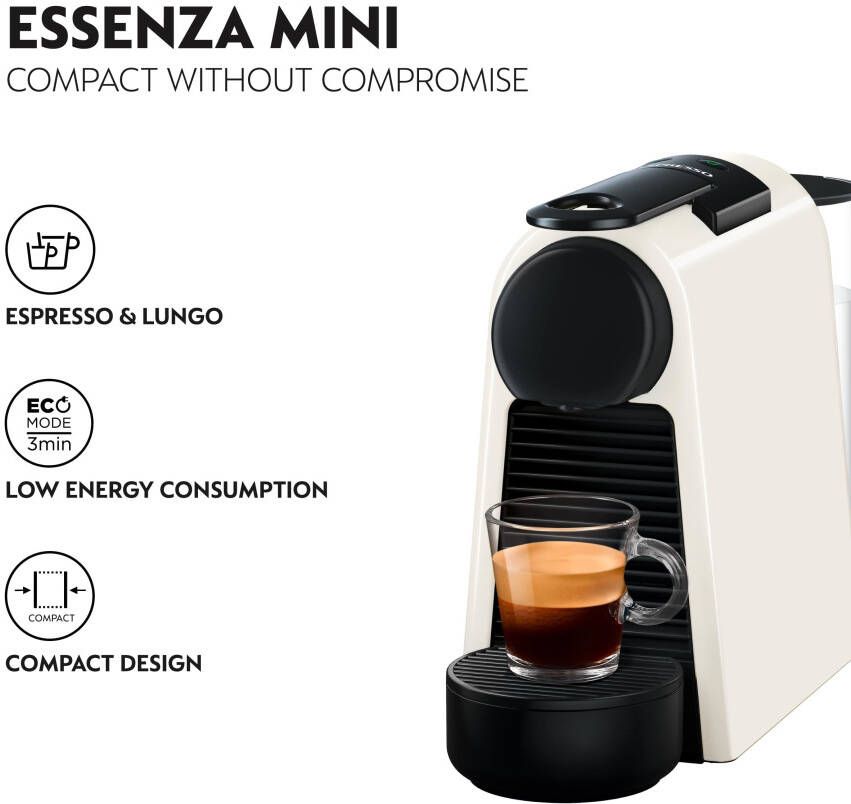 Magimix Nespresso Essenza Mini M115 koffiemachine Pure White - Foto 2