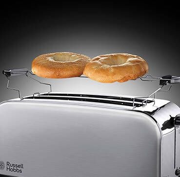 Russell Hobbs 23610-56 Oxford Long Slot Broodrooster Rvs