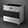 Smeg Symphony C9IMX2 fornuis Vrijstaand fornuis Electrisch Inductiekookplaat zones Roestvrijstaal A - Thumbnail 2