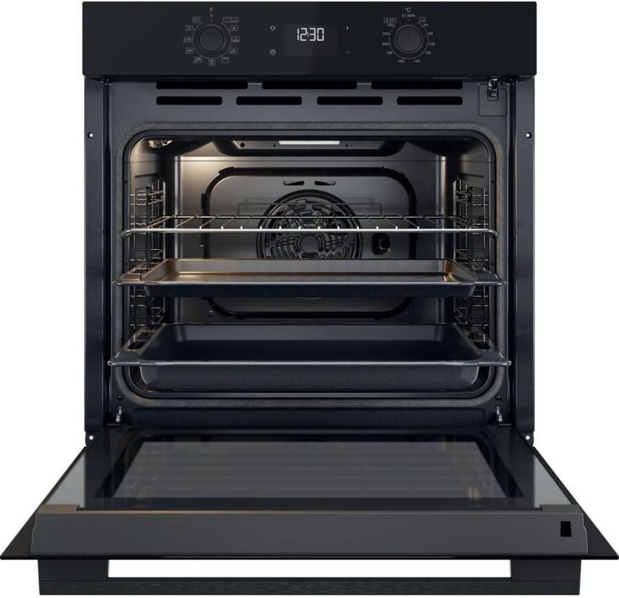 Whirlpool OMK58RU0B Inbouw oven met magnetron Zwart