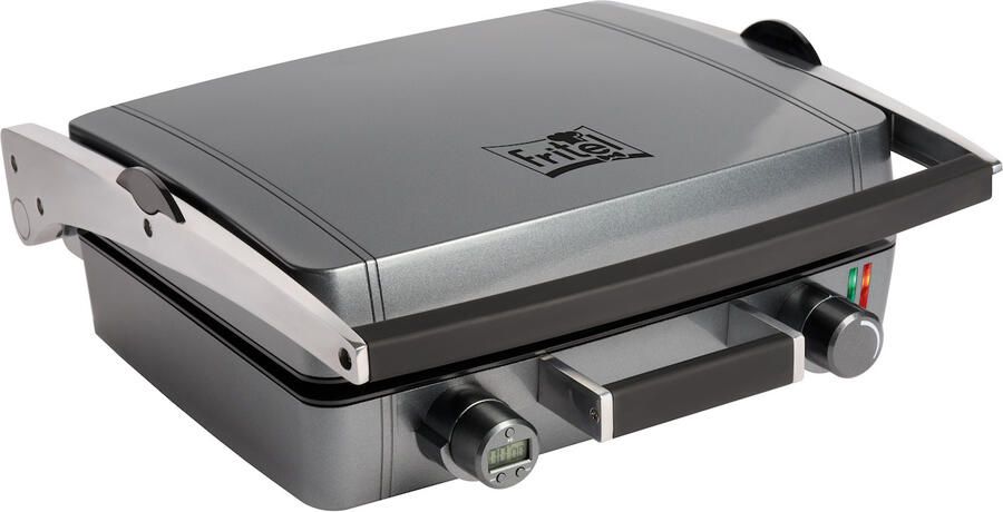 Fritel Combi Grill CW 3628 WaffleTastic Grilltoestel & Paninimaker PFAS vrij Elektrische Grill 20x26 cm 1600W Uitneembare Platen 60' Timer