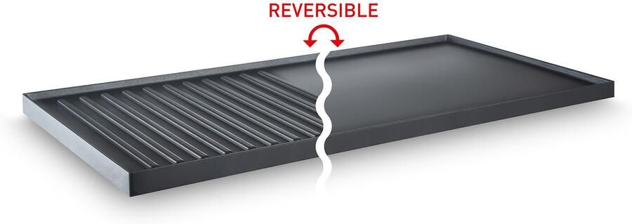 Fritel Raclette Grill RG 4180 Gourmetstel Tafelgrill Kerst Omkeerbare Bakplaat 1700W 48 5 x 24 cm 2 to 10 Pers.- PFAS vrij + 10 Raclettepannetjes & Spatels - Foto 3