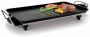 Fritel GT 1375 Grill & Teppanyaki barbecueplaat Cool touch handgrepen Grilrooster Teppanyaki grill 48x20 cm Aluminium bakplaat Antiaanbak Zwart Zilver - Thumbnail 2