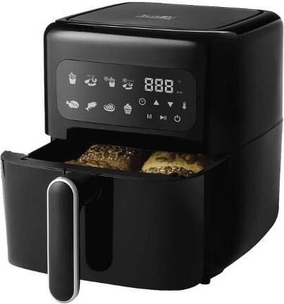 Fritel SnackTastic ST4303 Airfryer Heteluchtfriteuse Vaatwasserbestendig Digitaal touchscreen 2 8 L Zwart 1 à 2 personen Studenten Aircooker