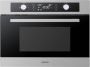 Inventum IMC6044RK Inbouw combi-oven Hetelucht Magnetron Grill 44 liter 45 cm hoog Tot 230°C RVS Zwart - Thumbnail 1