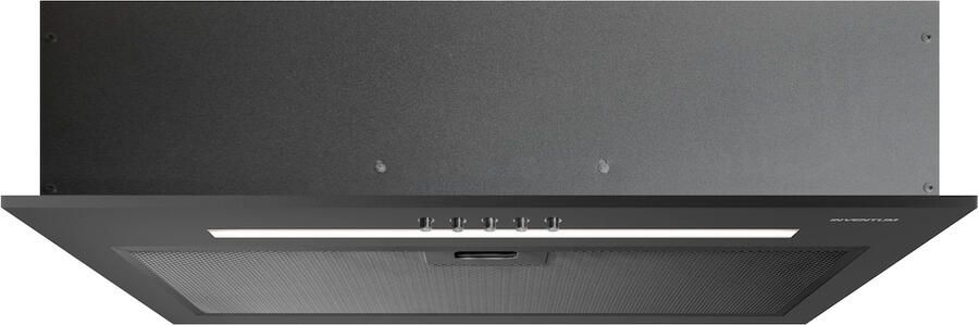 Inventum AKI6005ZWA inbouw afzuigkap 60 cm Afzuigcapaciteit 325 m3 h Geschikt voor grote keuken 3 standen Ledverlichting Luchtafvoer en recirculatie Zwart