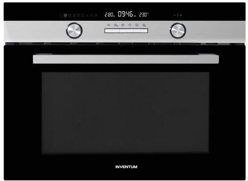Inventum IMC6150RK Inbouw combi-oven Hetelucht Magnetron Grill 50 liter 45 cm hoog Tot 250 graden Zwart RVS - Foto 4