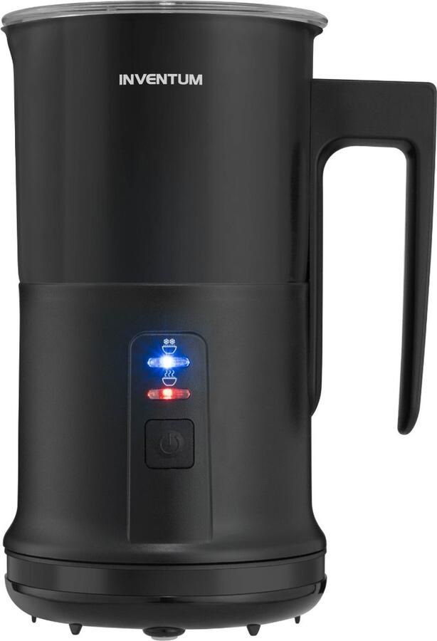 Inventum MK350B Elektrische melkopschuimer 115 240 ml Warm koud opschuimen Verwarmen PFAS vrij Antikleeflaag Zwart