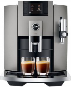 Jura Espresso E8 Dark Inox (EB) | Espressomachines | Keuken&Koken Koffie&Ontbijt | 7610917153640